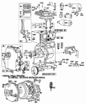 Part Location Diagram of 260489 Briggs and Stratton Crankshaft